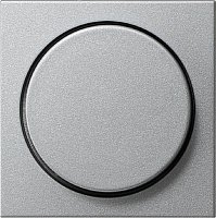 Лицевая панель Gira System55 для светорегулятора поворотного алюминий